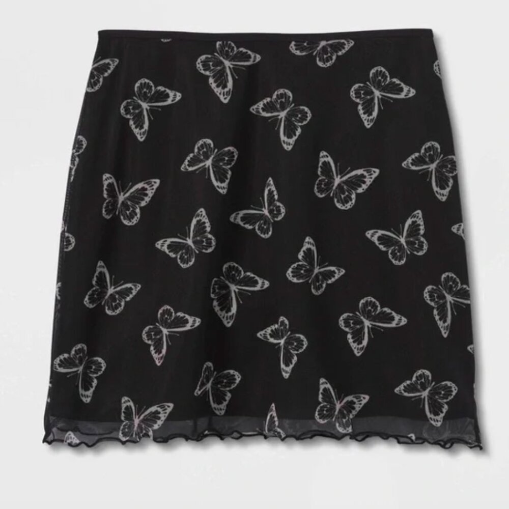 Art Class Girls Mesh Butterfly Skirt | Size L | Cute